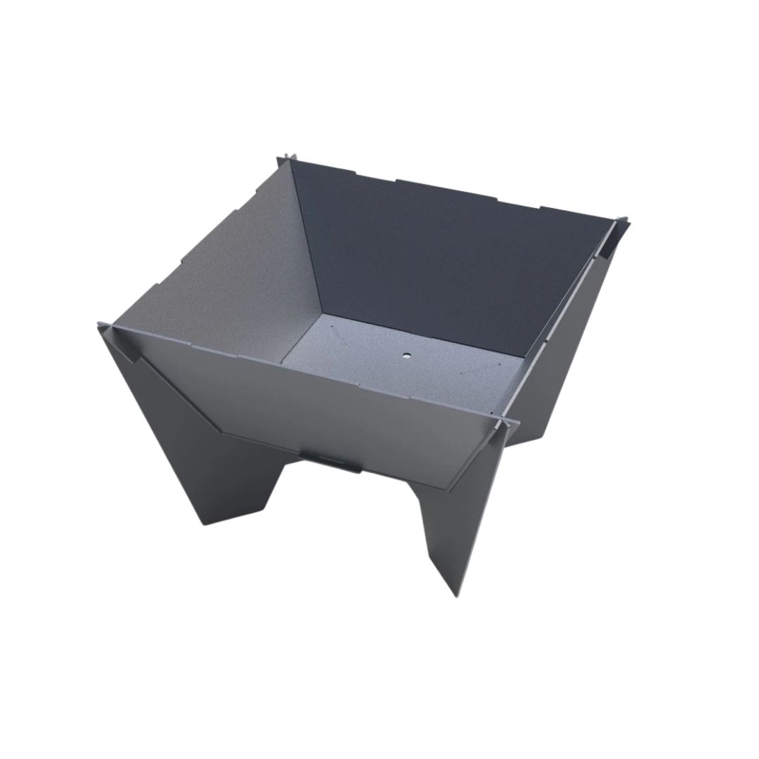 Мангал-гриль Carino квадратний 600 мм розбірний 614х614х400 мм, метал 3 мм без покриття