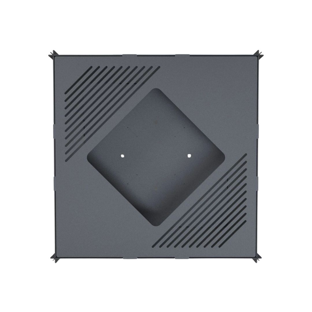 Мангал-гриль Carino большой квадратный разборной с грилем 1010х101010х400 мм, 3 мм без покрытия