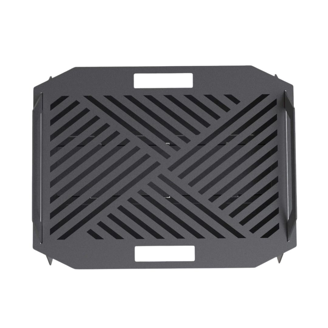 Мангал-гриль Carino Hex розбірний з грилем 532х416х360 мм, метал 3 мм без покриття