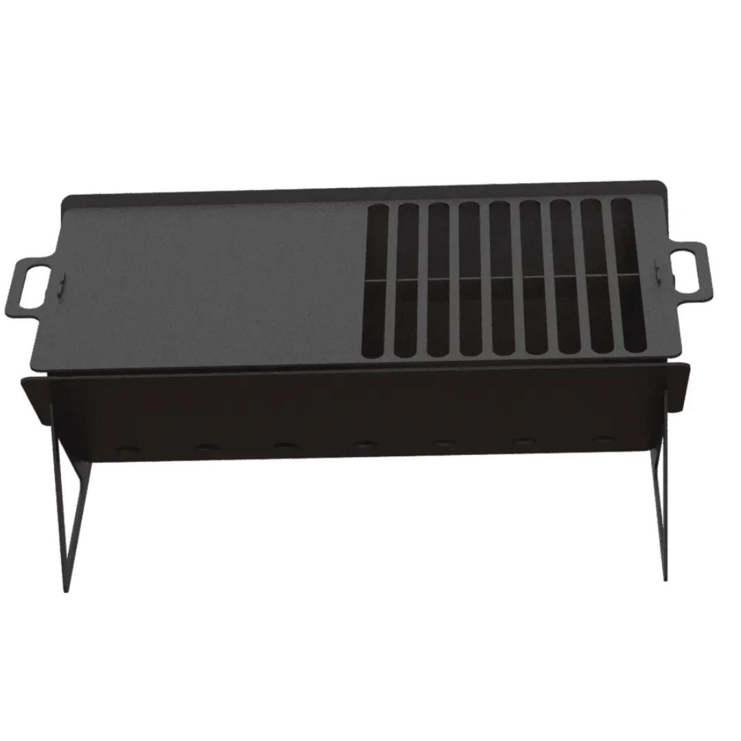 Мангал-гриль Carino Long розбірний 1120х587х411 мм, метал 3 мм без покриття