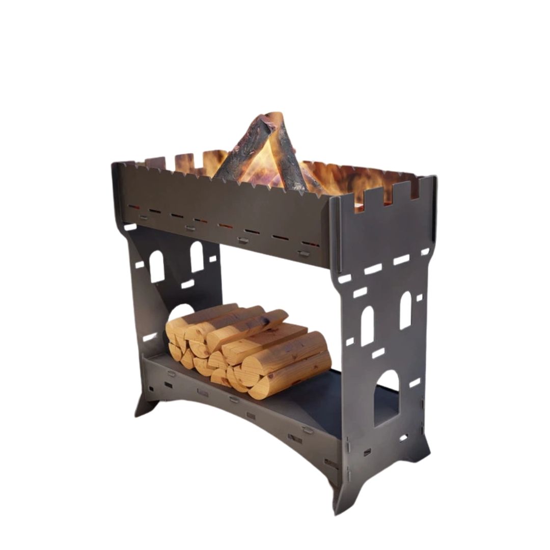 Мангал Carino Башта для шашлика розбірний 965х456х889 мм, метал 3 мм без покриття