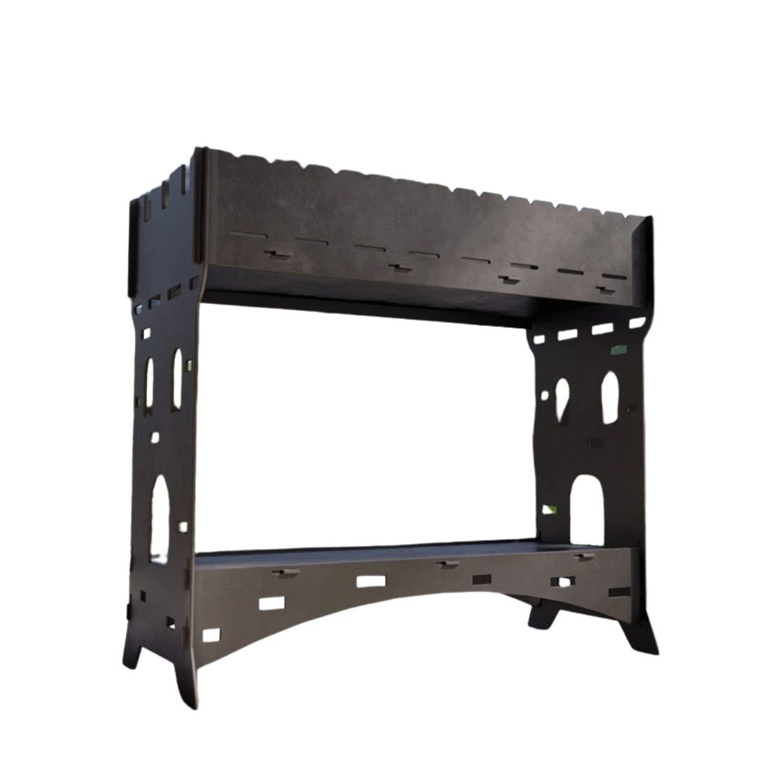 Мангал Carino Башта для шашлика розбірний 965х456х889 мм, метал 3 мм без покриття