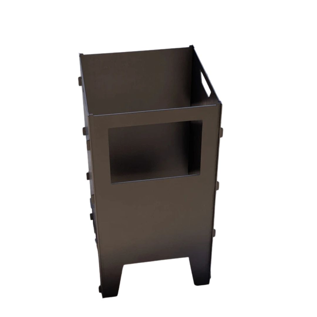 Кошик з грилем мангал-барбекю Carino V1 розбірний 513х393х750 мм, метал 3 мм без покриття