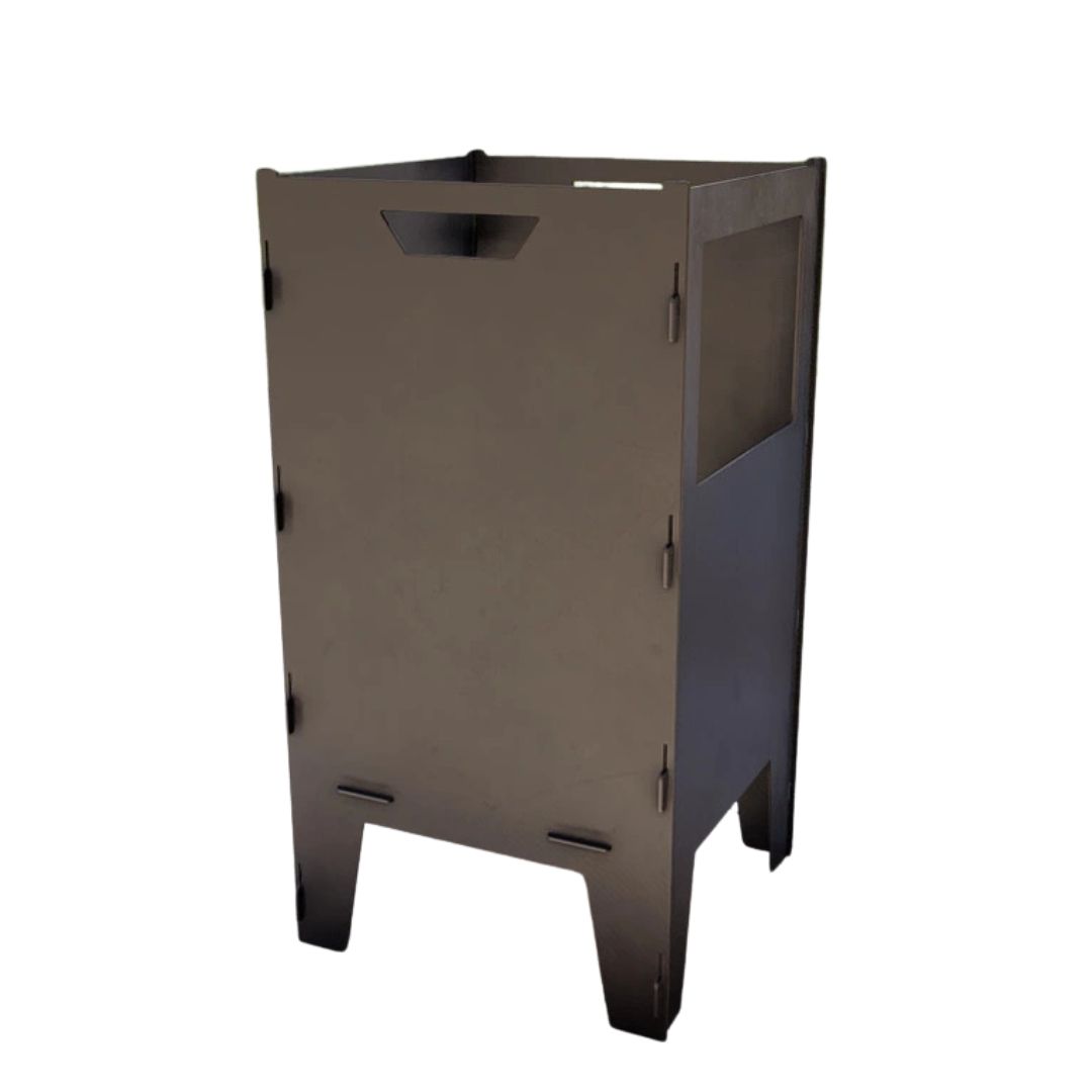 Кошик з грилем мангал-барбекю Carino V1 розбірний 513х393х750 мм, метал 3 мм без покриття