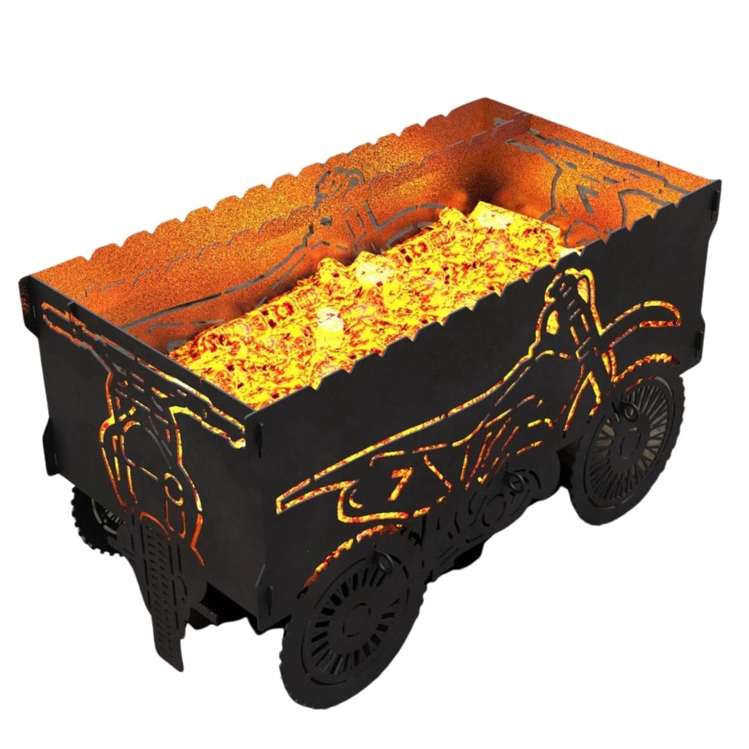 Мангал-гриль Carino Позашляховий мотоцикл розбірний 855х436х509 мм, метал 3 мм без покриття