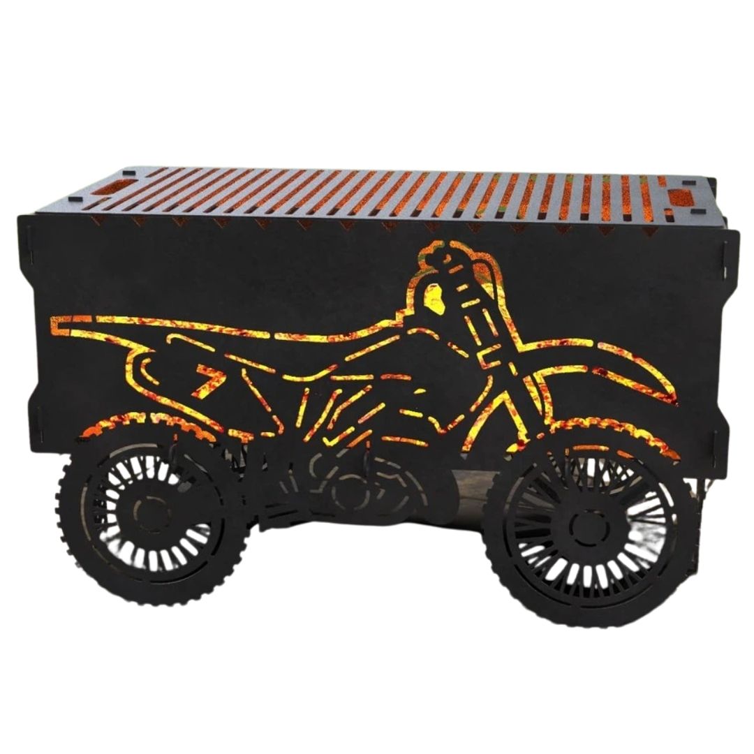 Мангал-гриль Carino Позашляховий мотоцикл розбірний 855х436х509 мм, метал 3 мм без покриття