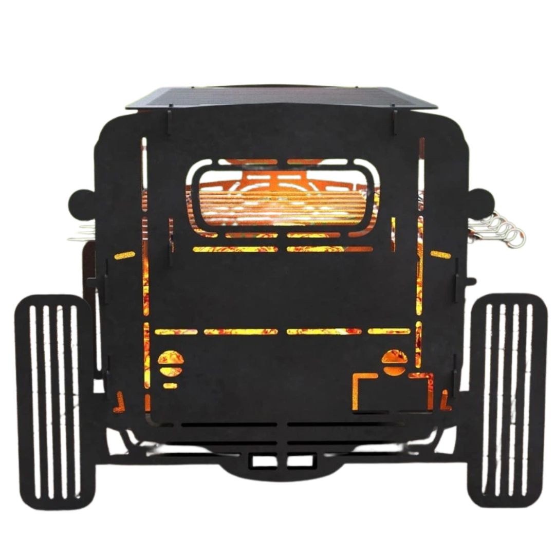 Мангал-гриль Carino Hot Rod разборной 566х560х434 мм, металл 3 мм без покрытия