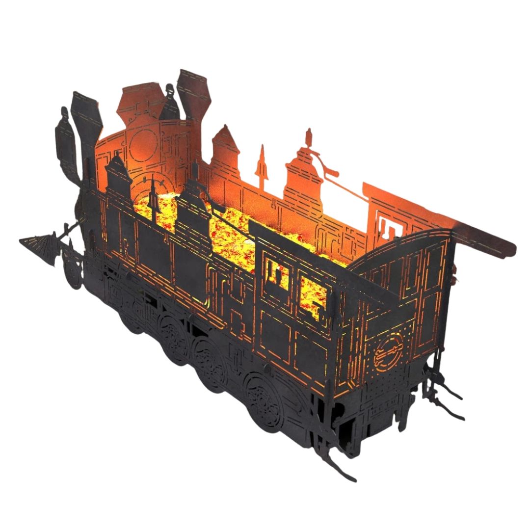 Мангал-гриль Carino Поїзд розбірний 1583х356х663 мм, метал 3 мм без покриття