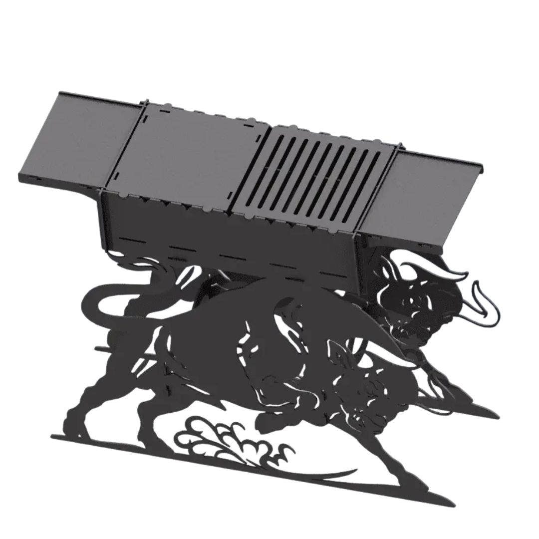 Мангал-гриль Carino Бик розбірний 1014х33х964 мм, метал 3 мм без покриття