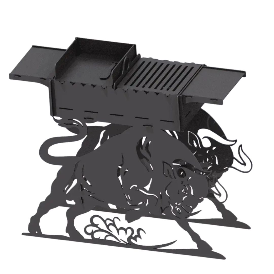 Мангал-гриль Carino Бик розбірний 1014х33х964 мм, метал 3 мм без покриття