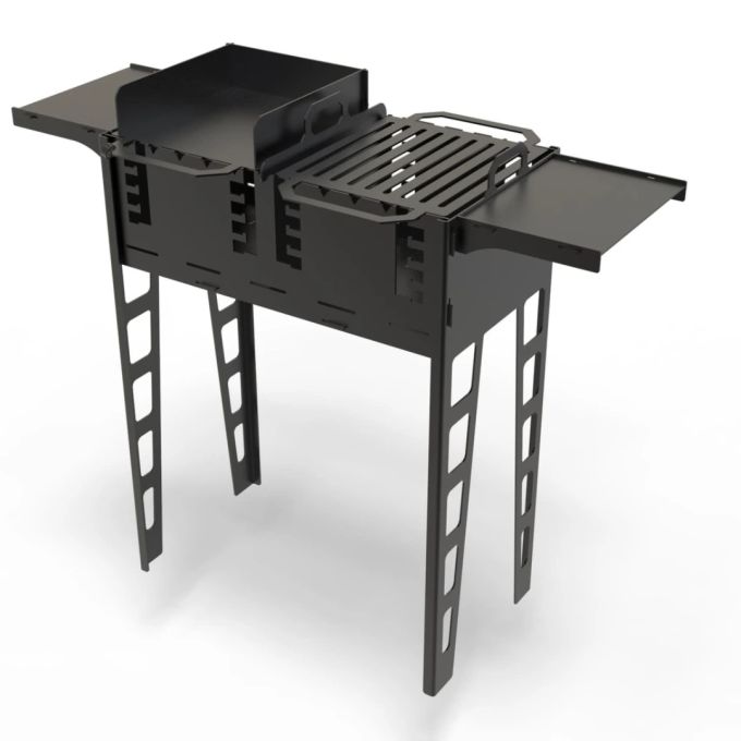 Мангал-гриль Carino Титан розбірний 1006х422х870 м, метал 3 мм без покриття