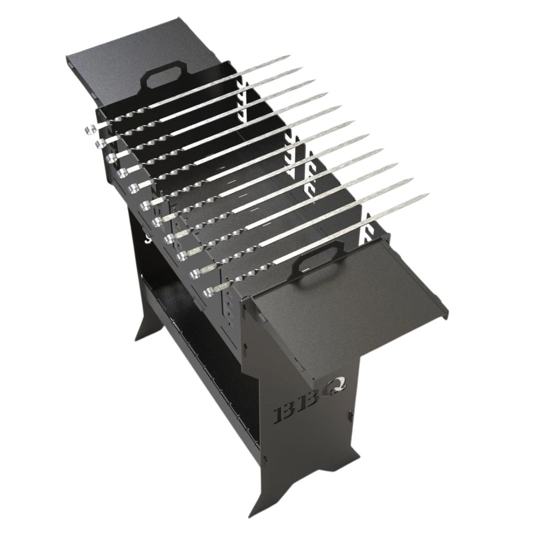 Мангал-гриль Carino Титан V2 разборной 1006х422х870 мм, металл 3 мм без покрытия