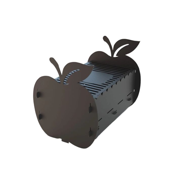 Мангал-гриль Carino Яблука розбірний 537х383х437 мм, метал 3 мм без покриття