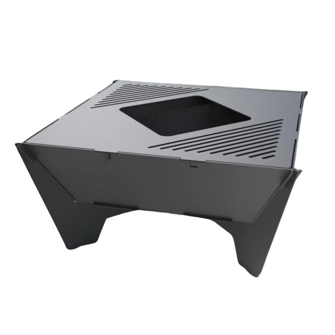 Мангал-гриль Carino квадратний 800 мм розбірний 812х812х400 мм, метал 3 мм без покриття