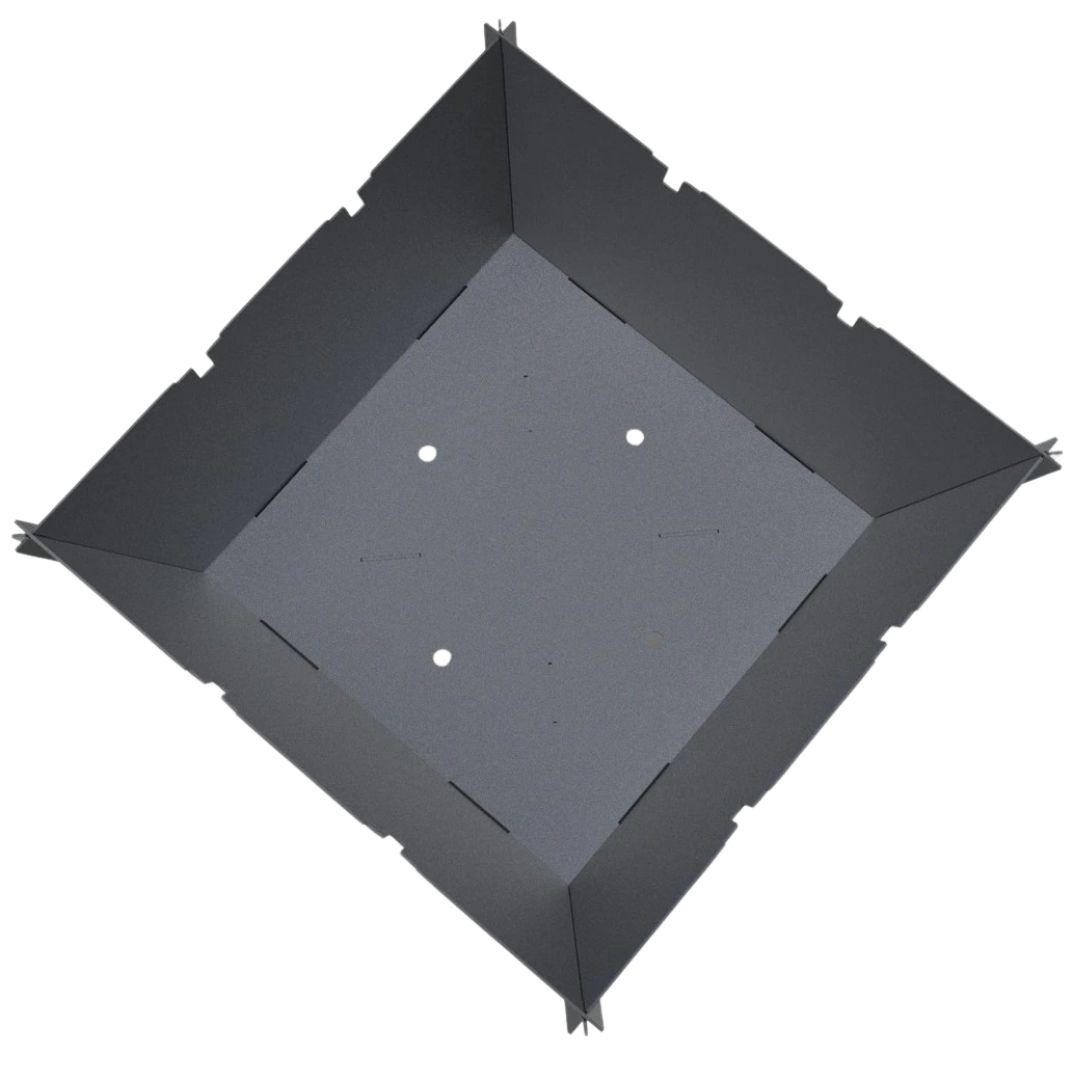 Мангал-гриль Carino квадратний 800 мм розбірний 812х812х400 мм, метал 3 мм без покриття