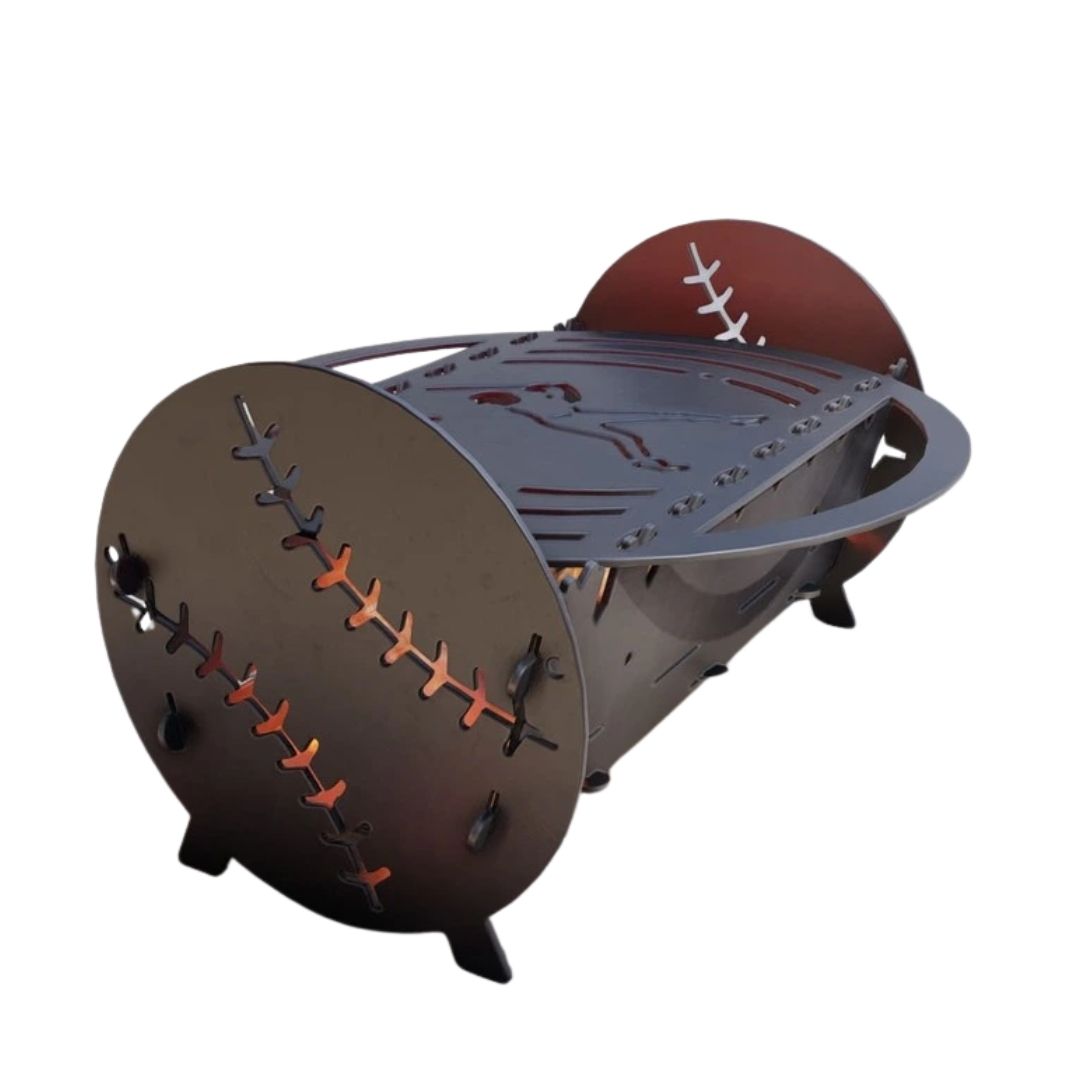 Мангал-гриль Carino Бейсбол розбірний 530х300х300 мм, метал 3 мм без покриття