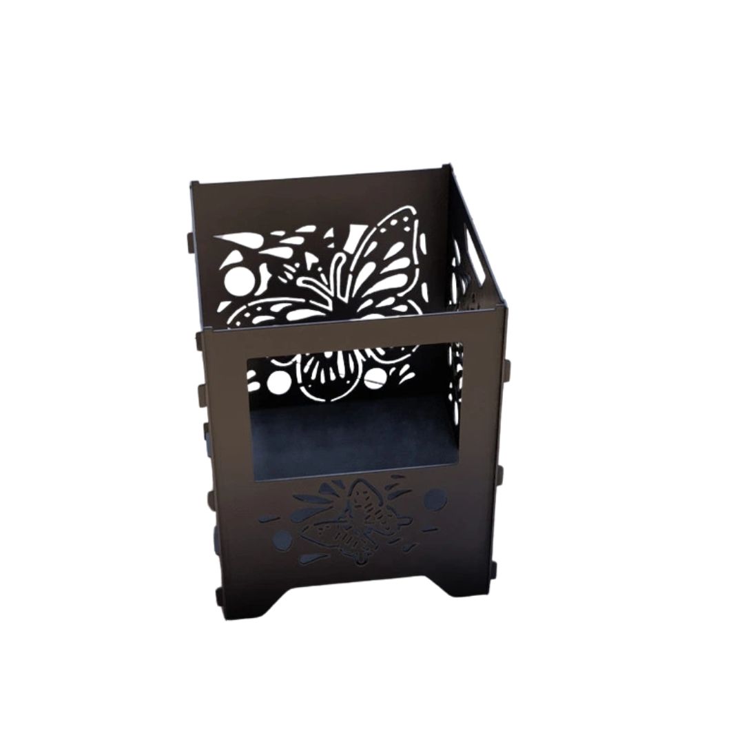 Кошик з грилем мангал-барбекю Carino Метелик V3 513х393х500 мм, метал 3 мм без покриття