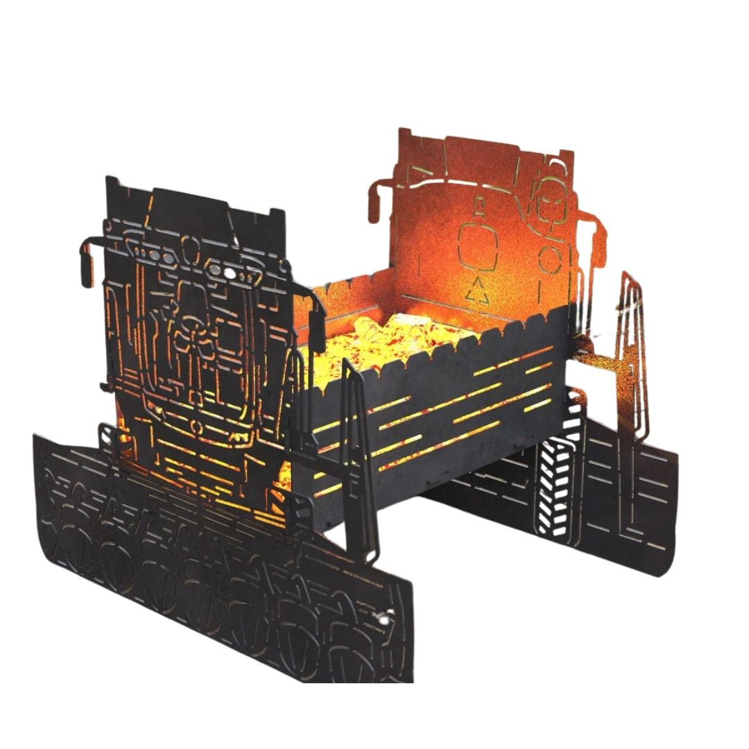 Мангал-гриль Carino Комбайн розбірний 732х566х594 мм, метал 3 мм без покриття