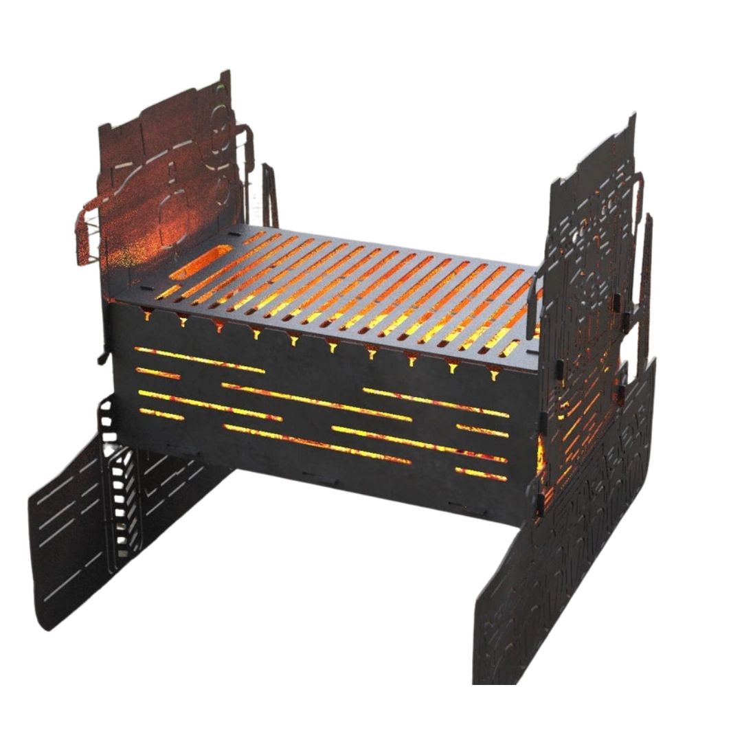 Мангал-гриль Carino Комбайн розбірний 732х566х594 мм, метал 3 мм без покриття