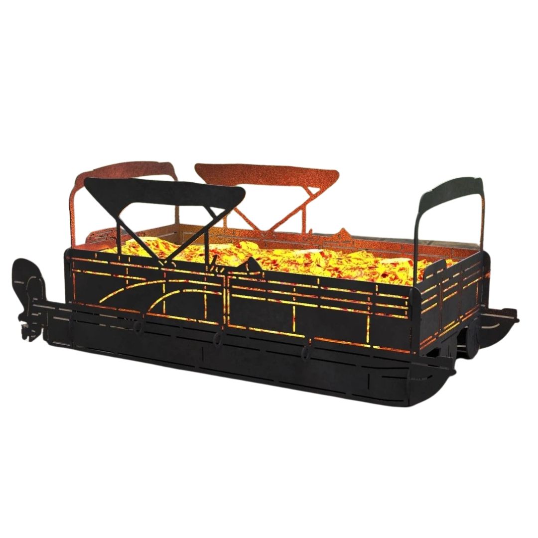 Мангал-гриль Carino Понтонний катер розбірний 999х428х384 мм, метал 3 мм без покриття