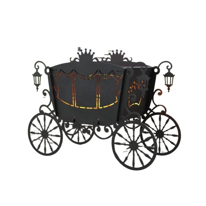 Мангал-гриль Carino Карета V2 розбірний 964х440х722 мм, метал 3 мм без покриття