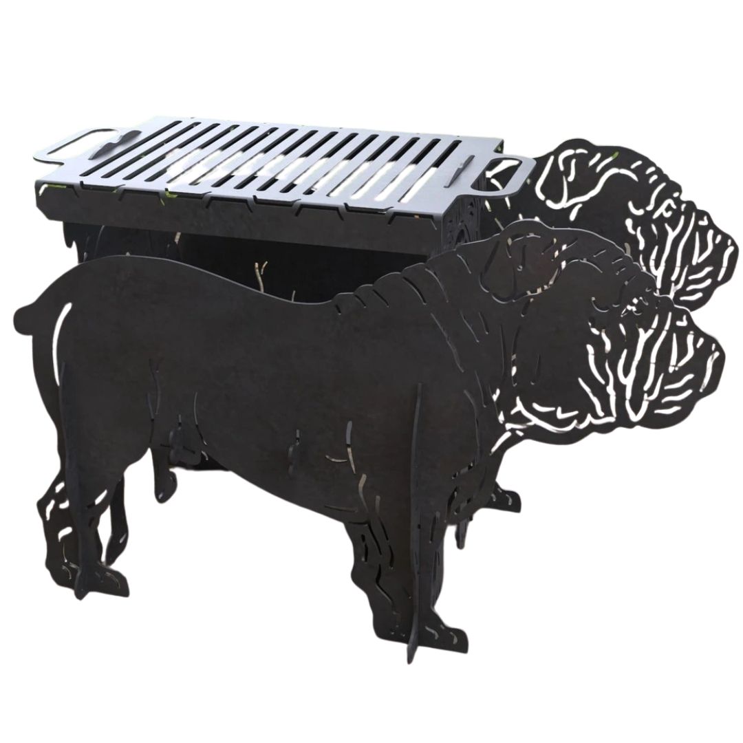 Мангал-гриль Carino Англійський Бульдог розбірний 770х410х508 мм, метал 3 мм без покриття