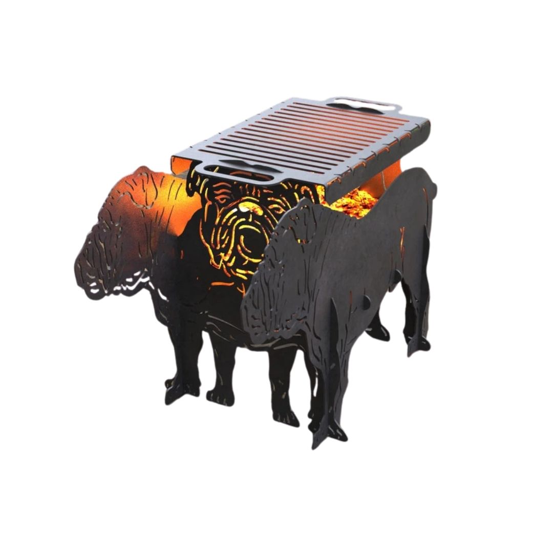 Мангал-гриль Carino Англійський Бульдог розбірний 770х410х508 мм, метал 3 мм без покриття