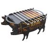 Мангал-гриль Carino Свинка разборной с грилем 600х350х305 мм, металл 3 мм без покрытия