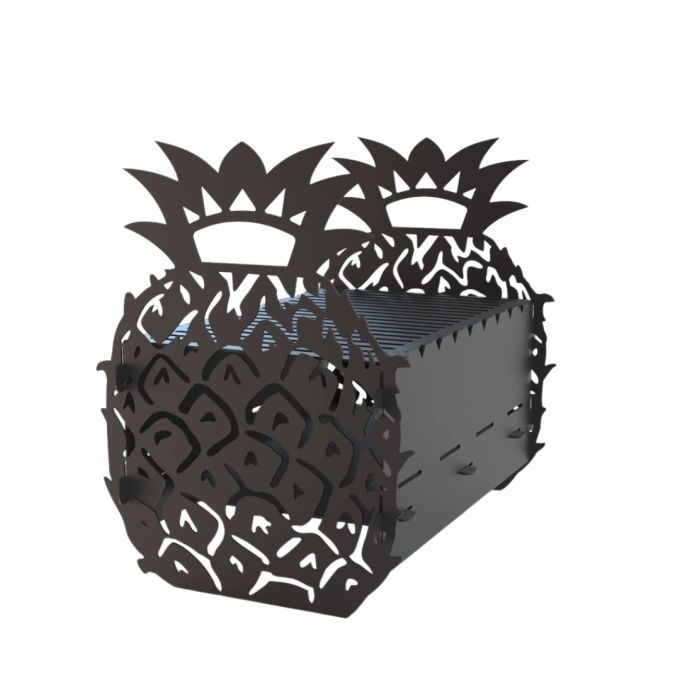 Мангал-гриль Carino Ананас розбірний 352х372х480 мм, метал 3 мм без покриття