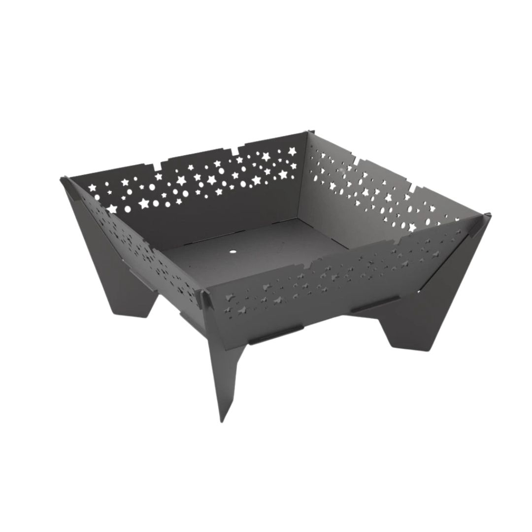 Мангал-гриль Carino Зірочки 800 мм розбірний 812х812х400 мм, метал 3 мм без покриття