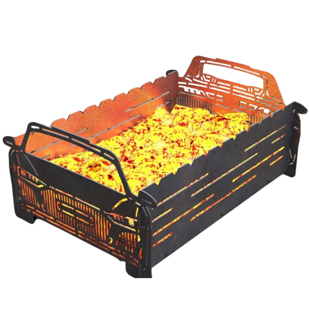 Мангал-гриль Carino Автомобіль №1 розбірний 550х392х275 мм, метал 3 мм без покриття