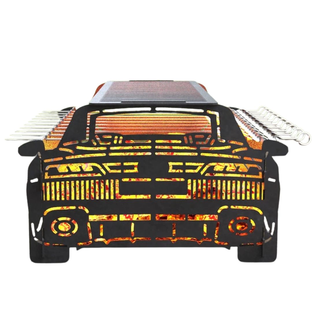 Мангал-гриль Carino Автомобіль №1 розбірний 550х392х275 мм, метал 3 мм без покриття