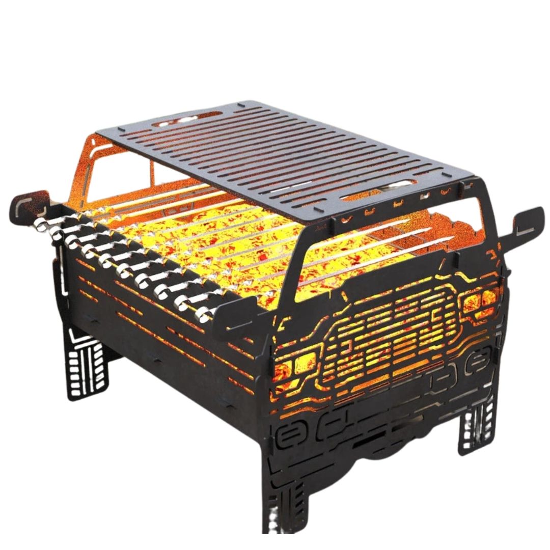 Мангал-гриль Carino Автомобіль №2 розбірний 658х566х490 мм, метал 3 мм без покриття