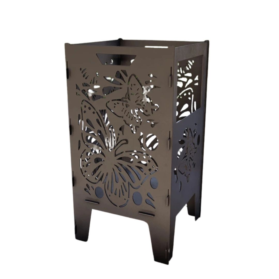 Кошик з грилем мангал-барбекю Carino Метелик V1 513х393х750 мм, метал 3 мм без покриття