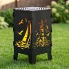 Мангал-барбекю Carino Маяк і Вітрильник розбірний 470х380х753 мм, метал 3 мм без покриття