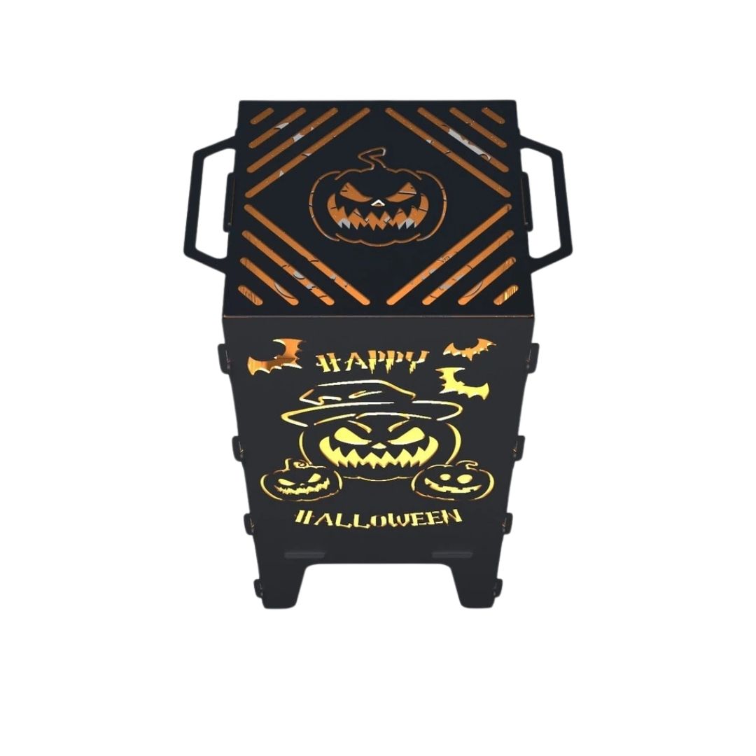 Мангал-барбекю Carino Хелловін розбірний 470х380х753 мм, метал 3 мм без покриття