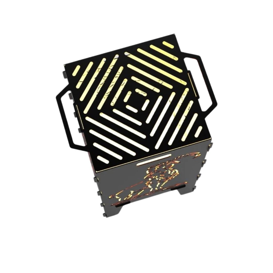 Мангал-барбекю Carino Дикий Козел розбірний 470х380х753 мм, метал 3 мм без покриття